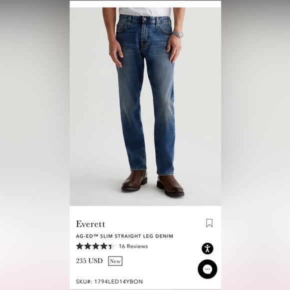 AG The Everett Slim Straight jeans - Picture 4 of 5